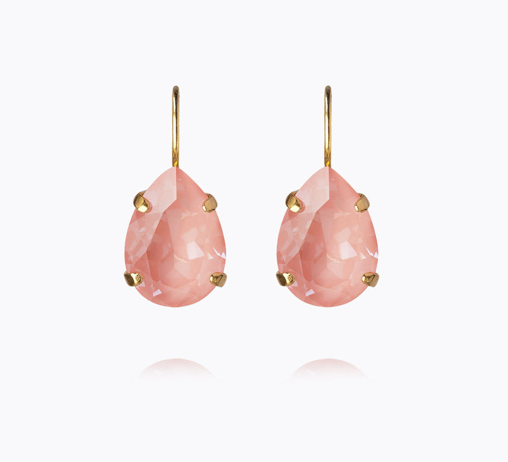 Caroline Svedbom - Mini Drop Clasp Earrings Flamingo Ignite Gold