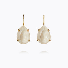 Caroline Svedbom - Mini Drop Clasp Earrings Linen Ignite Gold