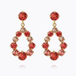 Caroline Svedbom - Mini Delia Earrings Peach Combo Gold