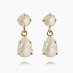 Caroline Svedbom - Mini Drop Earrings Linen Ignite Gold