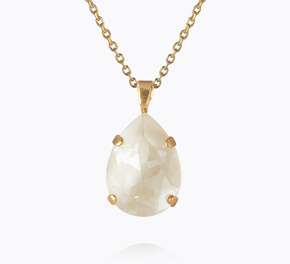 Caroline Svedbom - Mini Drop Necklace Linen Ignite Gold