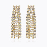 Caroline Svedbom - Mini Penelope Earrings Crystal Gold