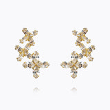 Caroline Svedbom - Multi Star Cuff Earrings Crystal Gold