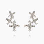 Caroline Svedbom - Multi Star Cuff Earrings Crystal Rhodium