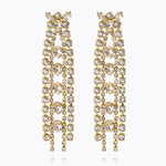 Caroline Svedbom - Petite Penelope Earrings Crystal Gold