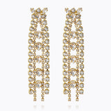 Caroline Svedbom - Petite Penelope Earrings Crystal Gold