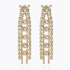 Caroline Svedbom - Petite Penelope Earrings Crystal Gold