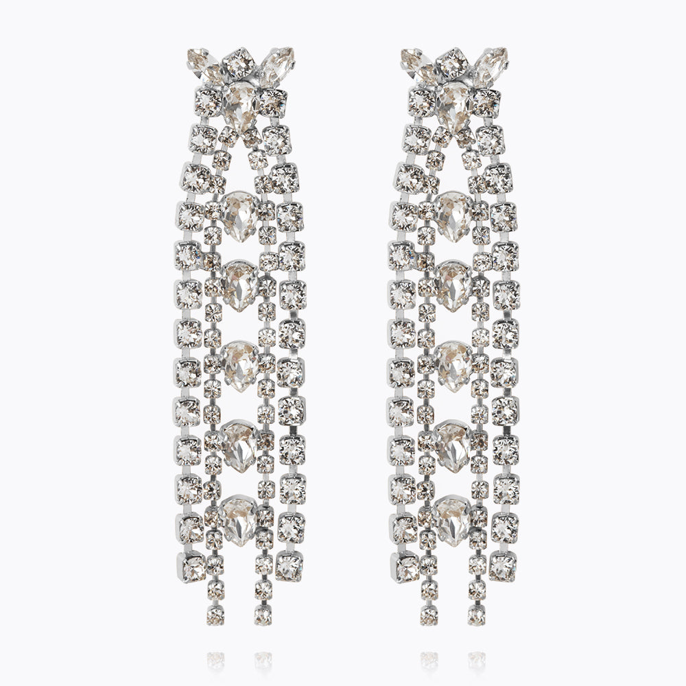 Caroline Svedbom - Petite Penelope Earrings Crystal Rhodium