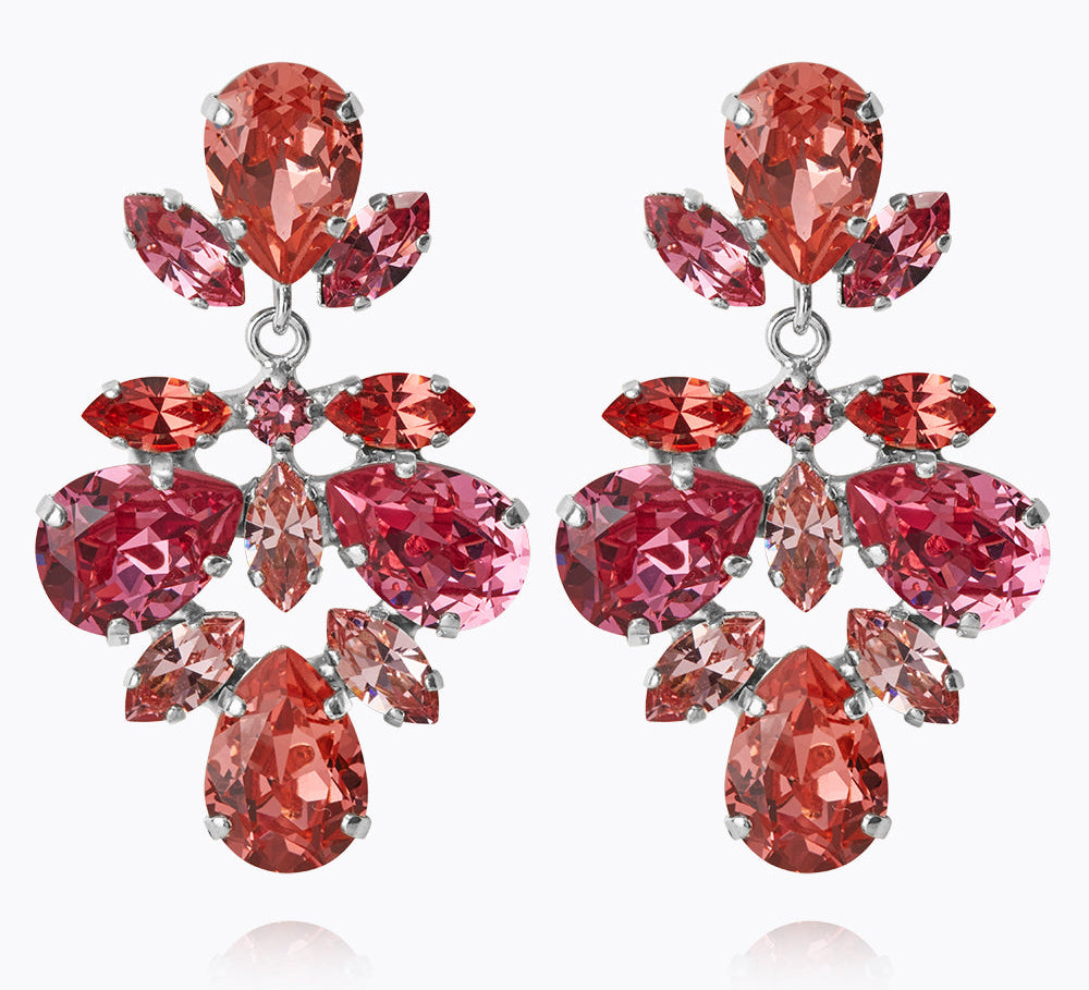 Caroline Svedbom - Selene Earrings Sunset Combo Rhodium