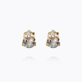 Caroline Svedbom - Superpetite Drop Earrings Crystal Gold