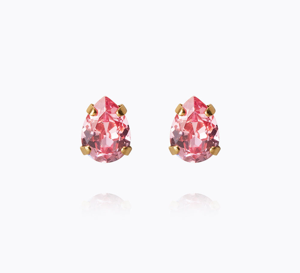 Caroline Svedbom - Superpetite Drop Earrings Light Rose Gold