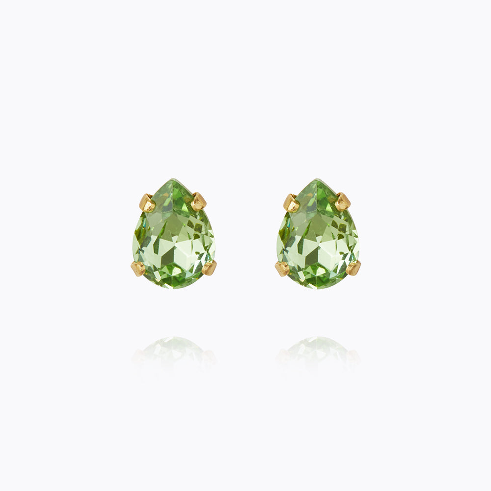 Caroline Svedbom - Superpetite Drop Earrings Peridot Gold