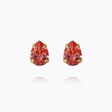 Caroline Svedbom - Superpetite Drop Earrings Rose Peach Gold