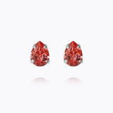 Caroline Svedbom - Superpetite Drop Earrings Rose Peach Rhodium