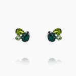 Caroline Svedbom - Alisia Earring Green Combo Rhodium