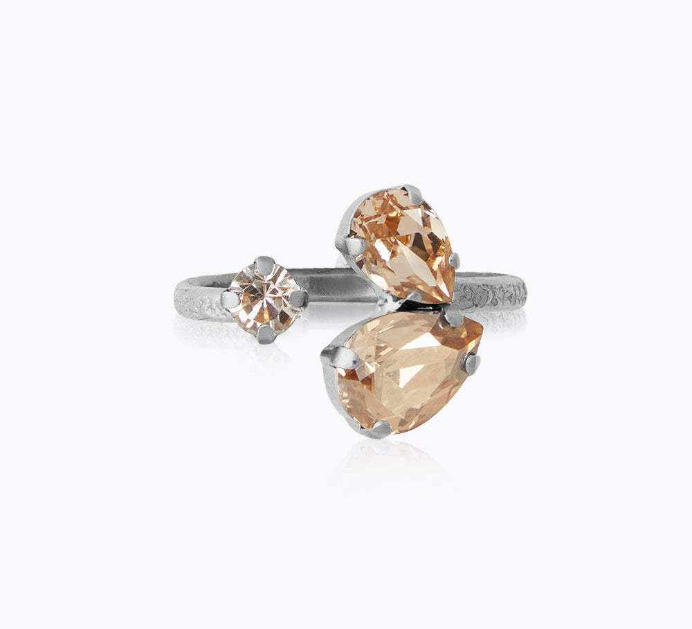 Caroline Svedbom - Alisia Ring Golden Combo Rhodium
