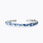 Caroline Svedbom - Antonia Bangle Blue Combo Rhodium