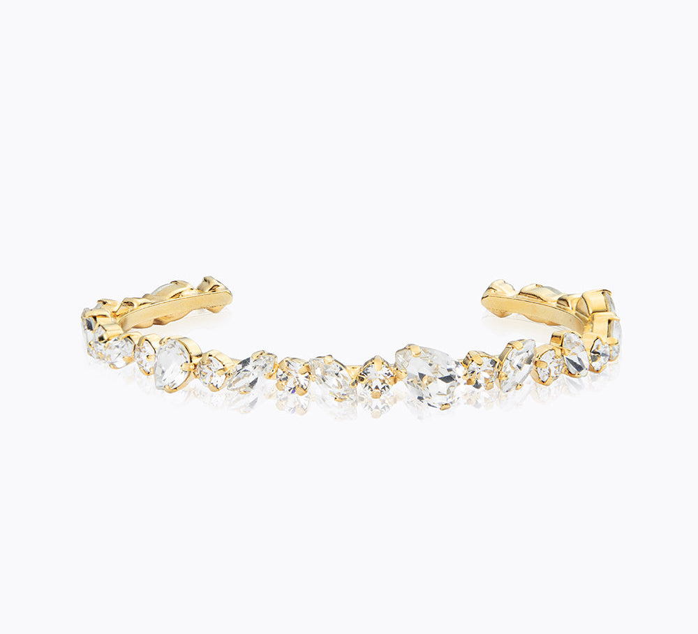 Caroline Svedbom - Antonia Bangle Crystal Gold