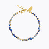 Caroline Svedbom - Antonia Bracelet Blue Combo Gold