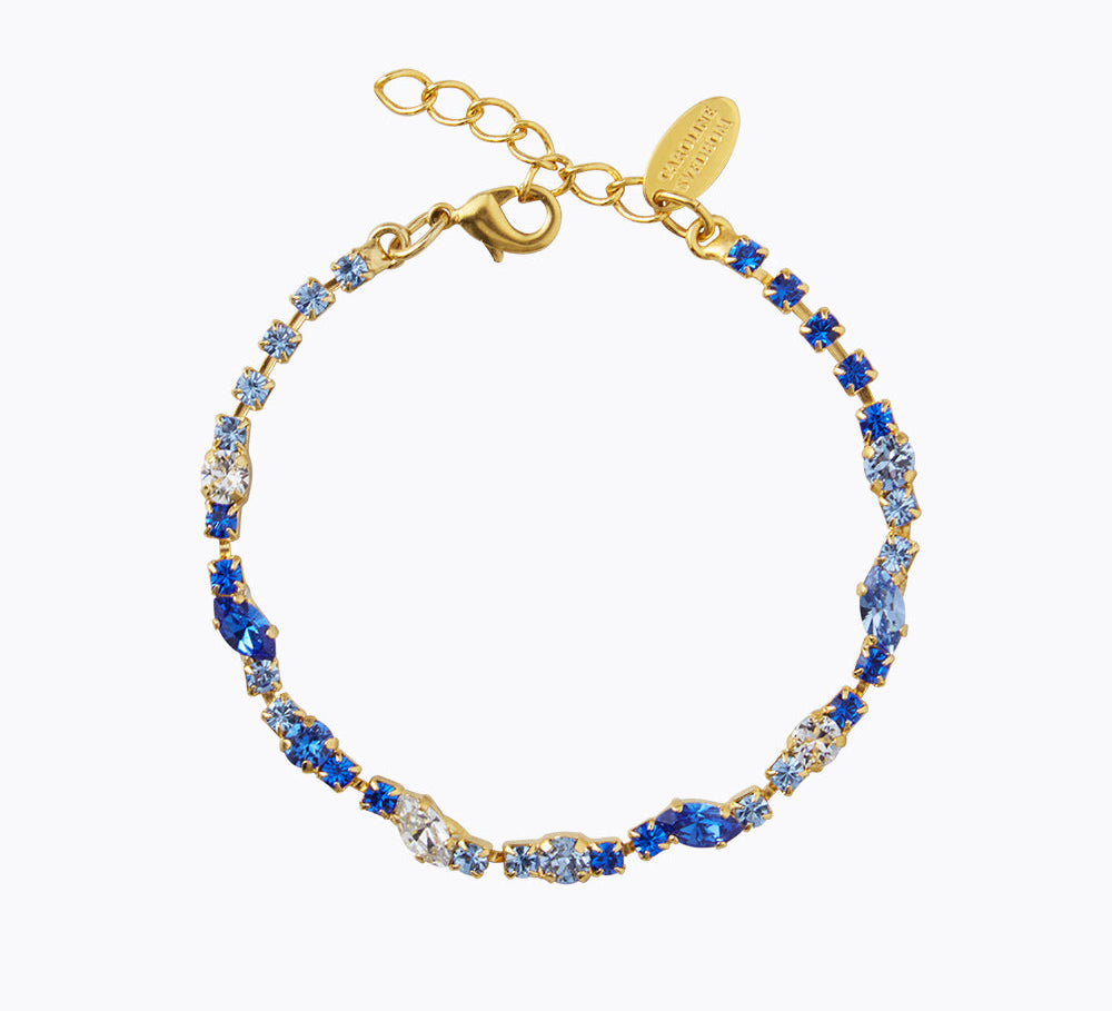 Caroline Svedbom - Antonia Bracelet Blue Combo Gold