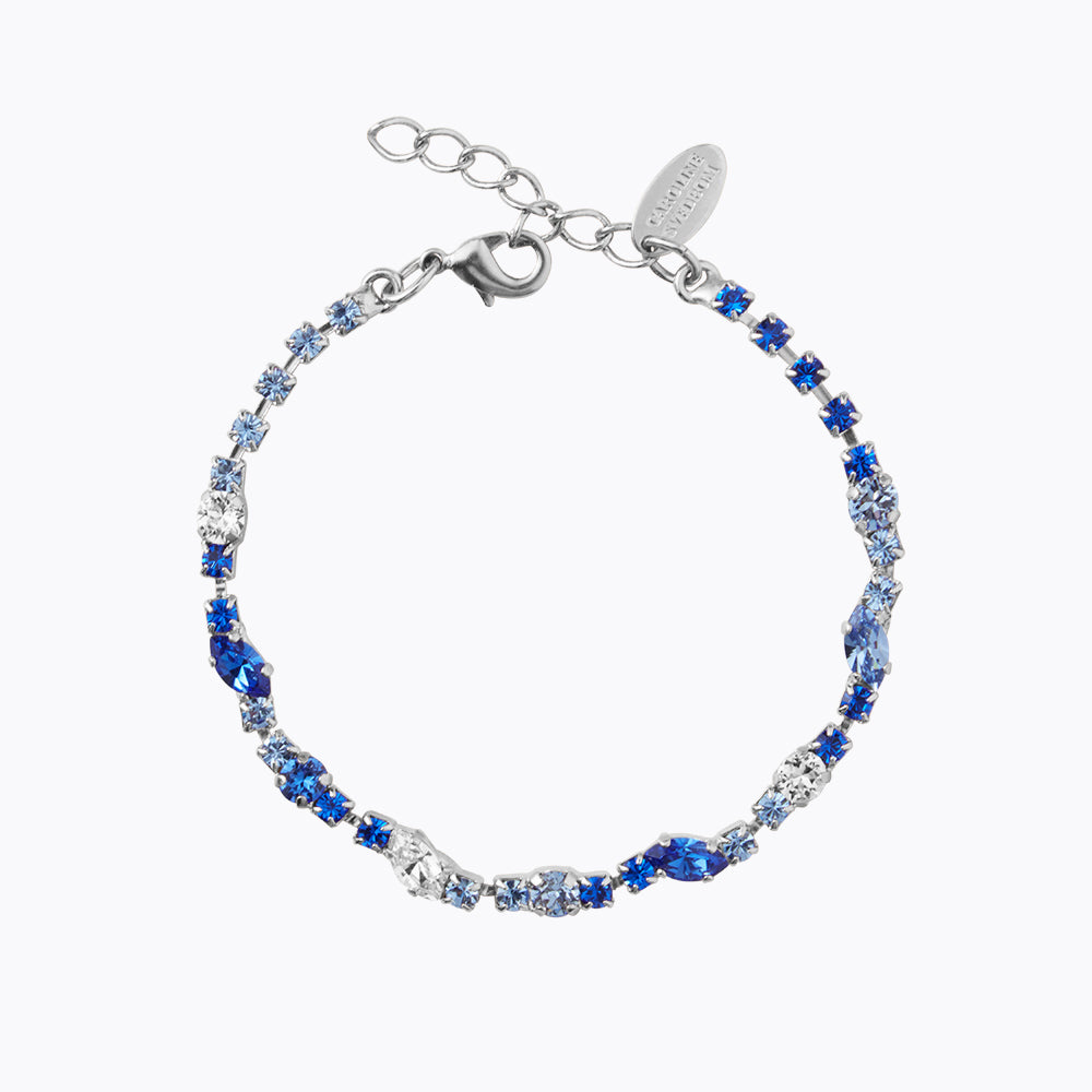 Caroline Svedbom - Antonia Bracelet Blue Combo Rhodium