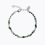 Caroline Svedbom - Antonia Bracelet Green Combo Rhodium