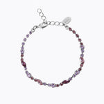 Caroline Svedbom - Antonia Bracelet Violet Combo Rhodium