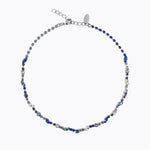 Caroline Svedbom - Antonia Necklace Blue Combo Rhodium