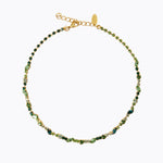 Caroline Svedbom - Antonia Necklace Green Combo Gold
