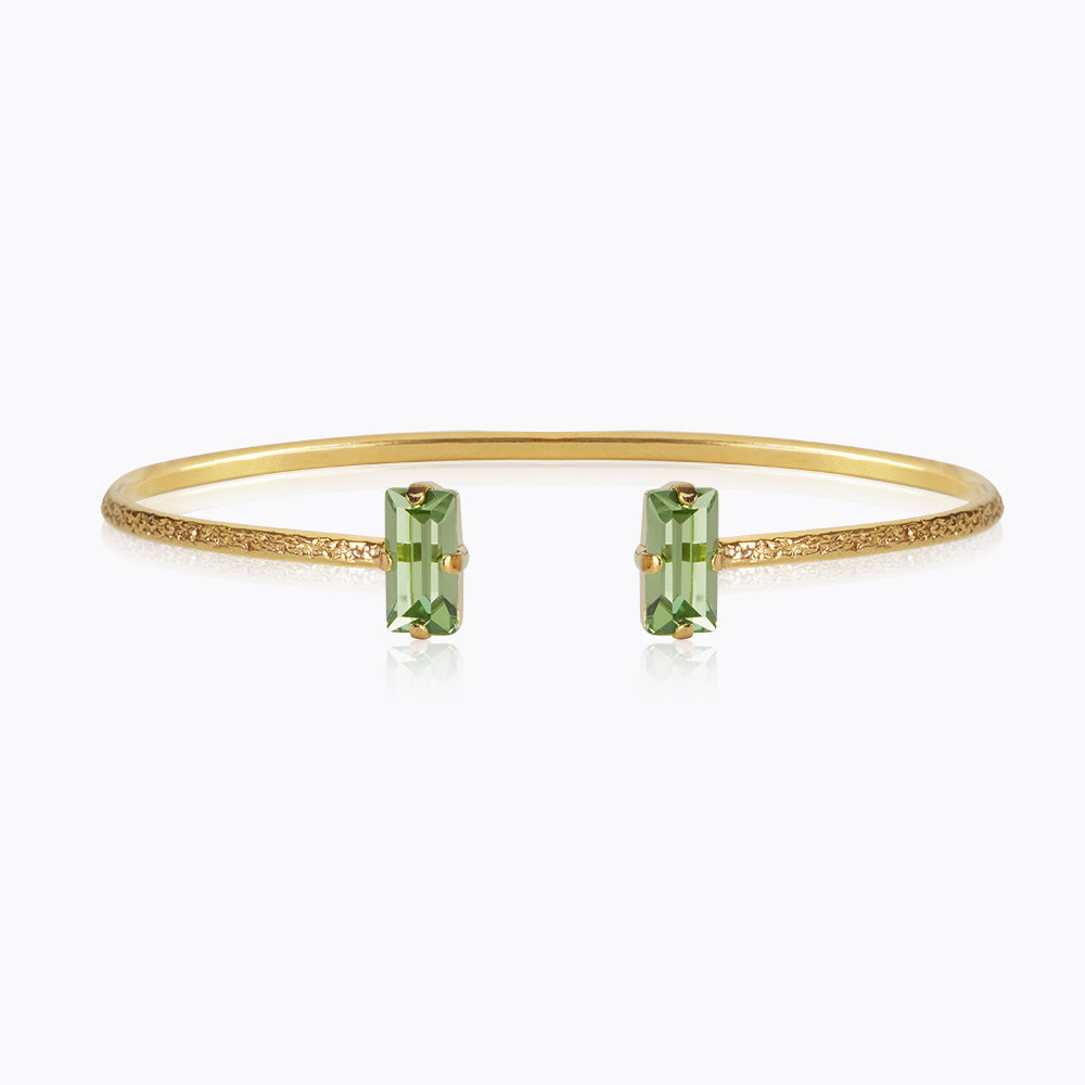 Caroline Svedbom - Baguette Bracelet Peridot Gold