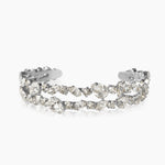 Caroline Svedbom - Gabriella Bangle Crystal Rhodium