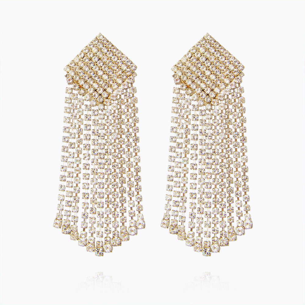 Caroline Svedbom - Jodie Earrings Crystal Gold