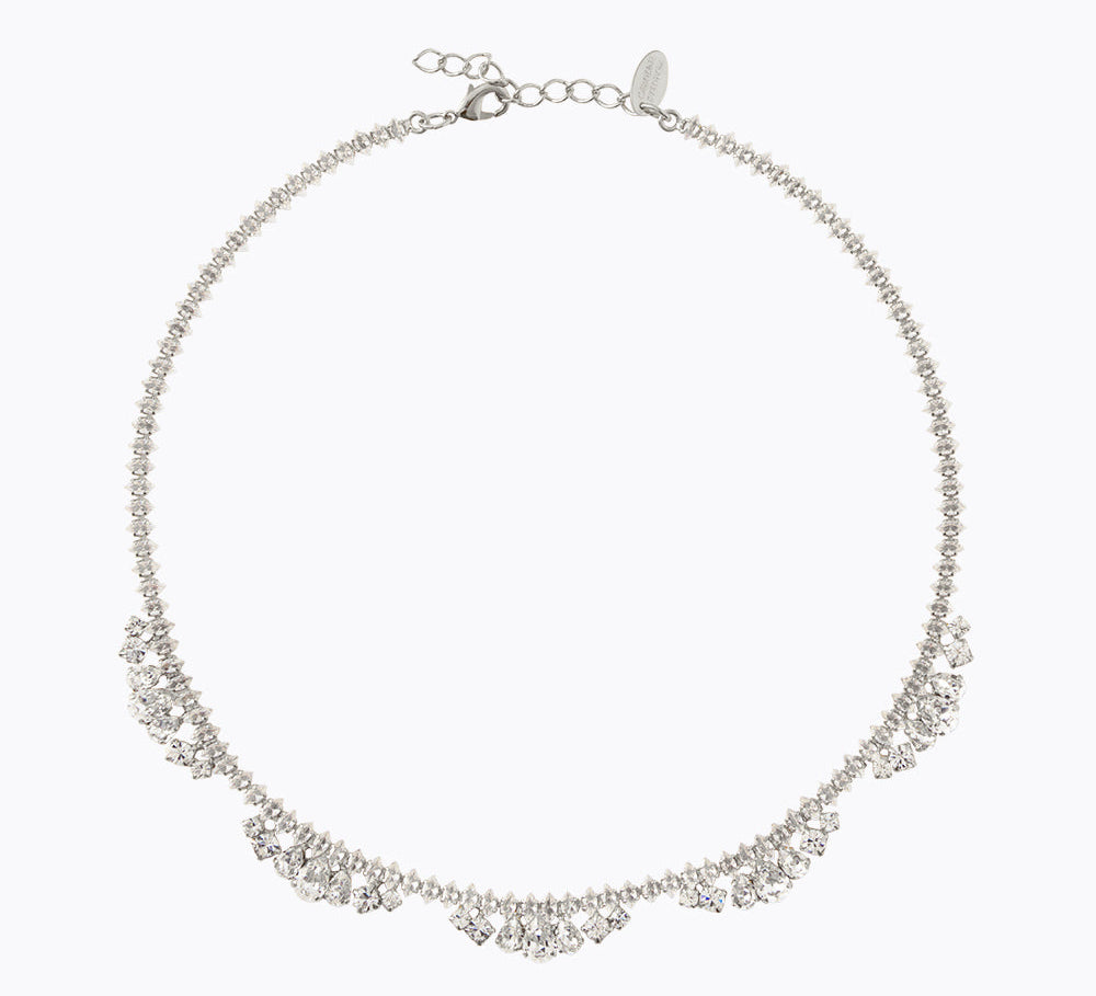 Caroline Svedbom - I Choose You Necklace Crystal Rhodium