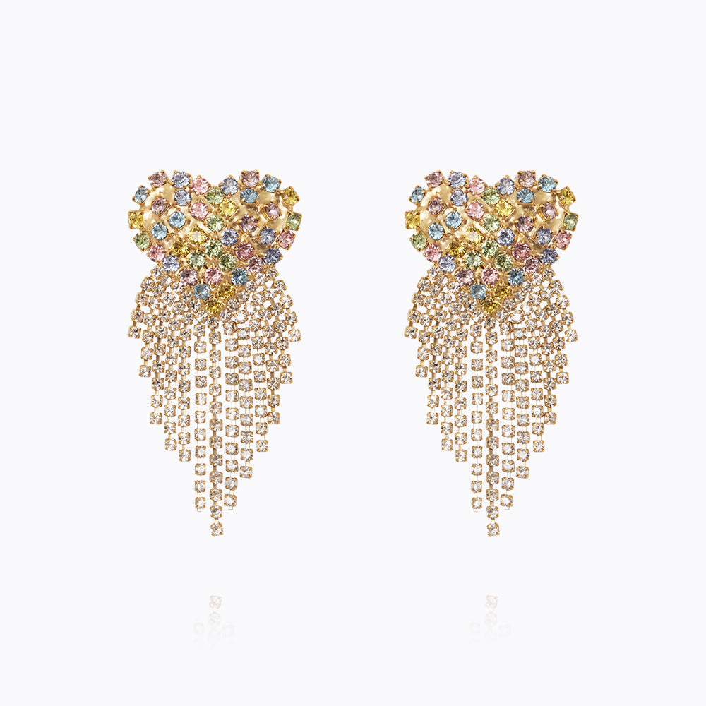 Caroline Svedbom - Mini Cordelia Earrings Pastel Combo Gold