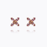 Caroline Svedbom - Crystal Star Earrings Light Amethyst Gold