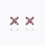 Caroline Svedbom - Crystal Star Earrings Light Amethyst Rhodium