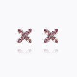 Caroline Svedbom - Crystal Star Earrings Light Amethyst Rhodium