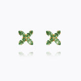 Caroline Svedbom - Crystal Star Earrings Peridot Gold