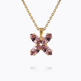 Caroline Svedbom - Crystal Star Necklace 50 Light Amethyst Gold