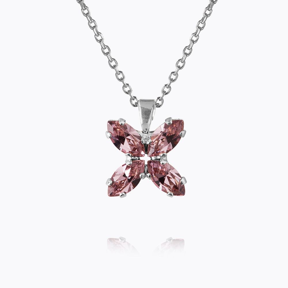 Caroline Svedbom - Crystal Star Necklace 50 Light Amethyst Rhodium