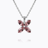 Caroline Svedbom - Crystal Star Necklace 50 Light Amethyst Rhodium