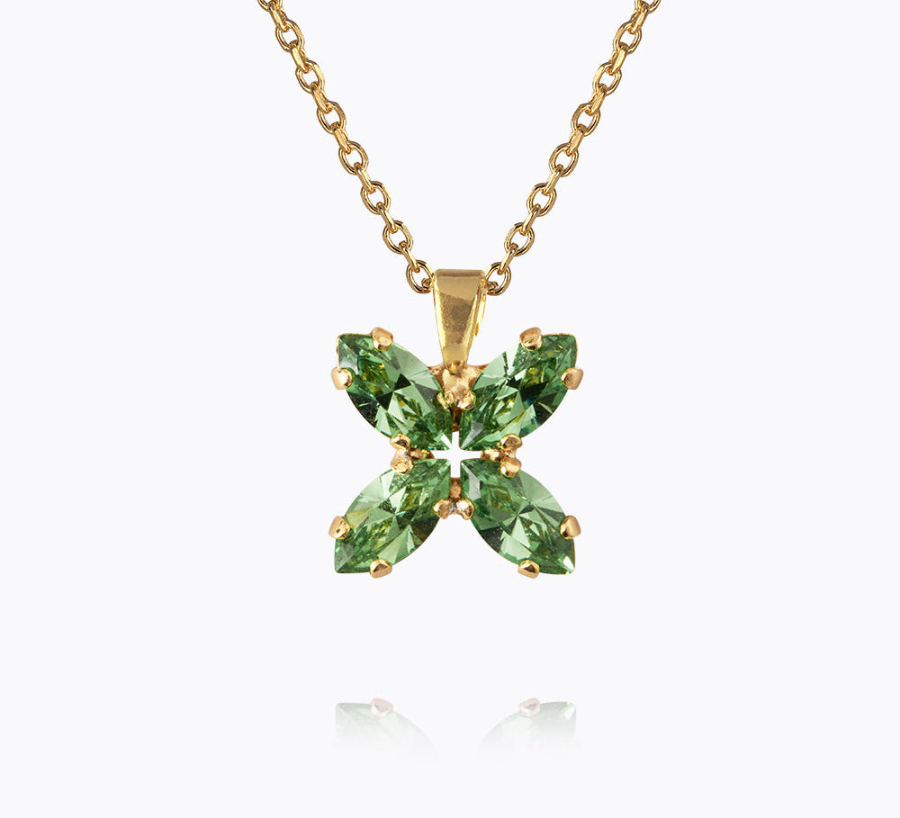 Caroline Svedbom - Crystal Star Necklace 50 Peridot Gold