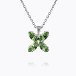 Caroline Svedbom - Crystal Star Necklace 50 Peridot Rhodium