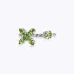 Caroline Svedbom - Crystal Star Ring Peridot Rhodium