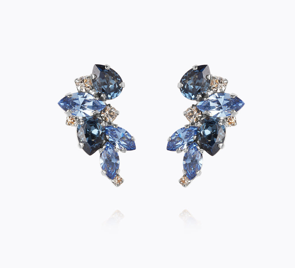 Caroline Svedbom - Demi Earrings Blue Combo Rhodium