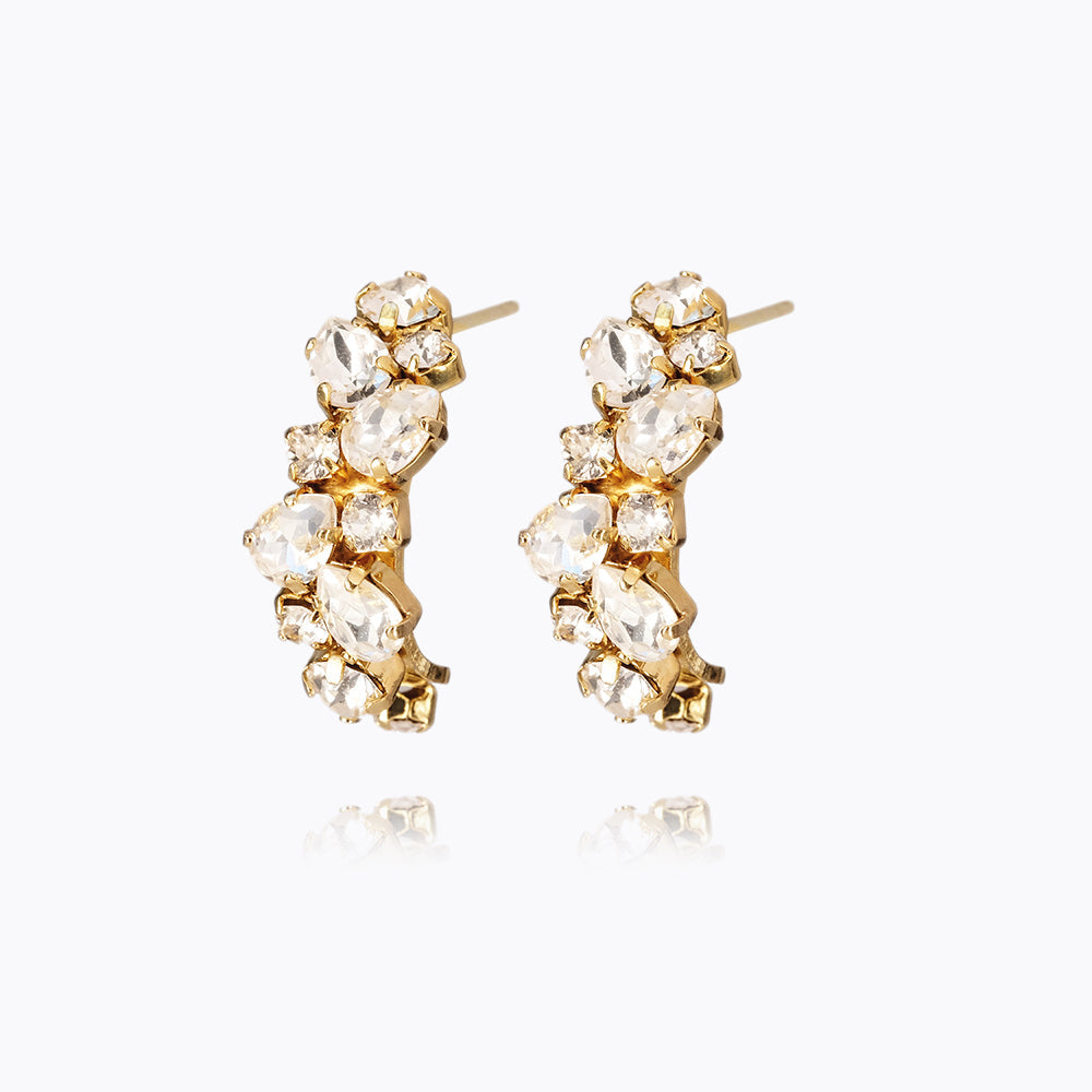 Caroline Svedbom - Gabriella Earrings Crystal Gold