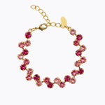 Caroline Svedbom - Fiona Bracelet Rose Combo Gold