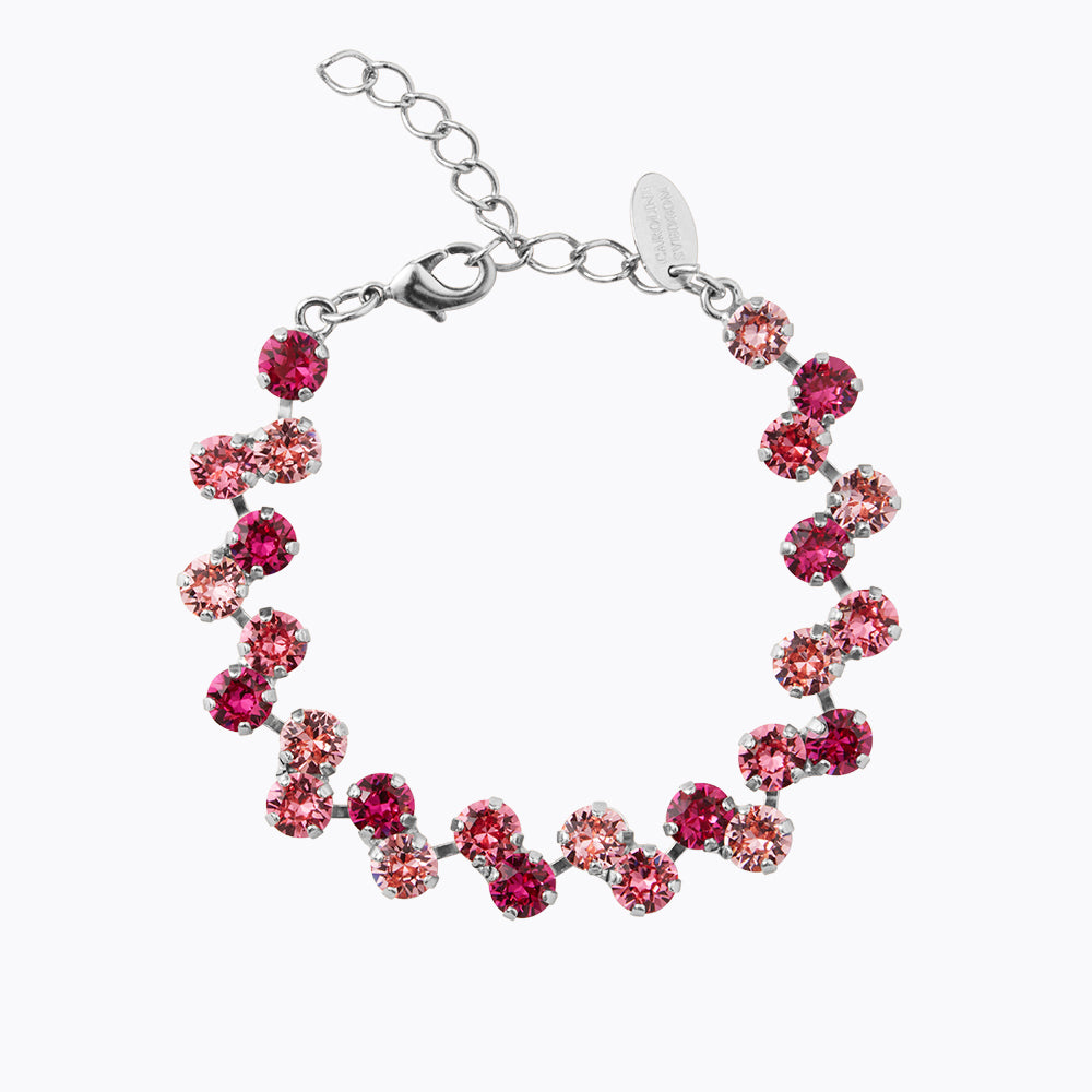 Caroline Svedbom - Fiona Bracelet Rose Combo Rhodium