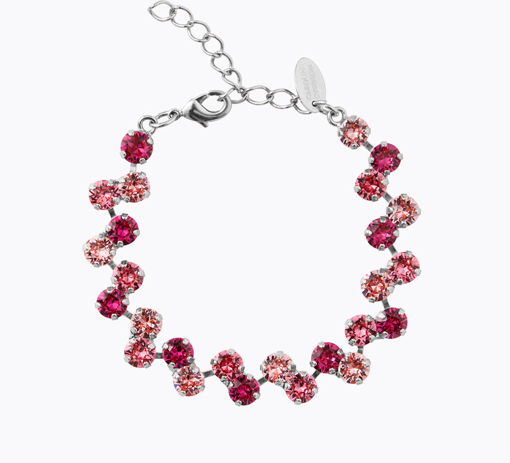 Caroline Svedbom - Fiona Bracelet Rose Combo Rhodium