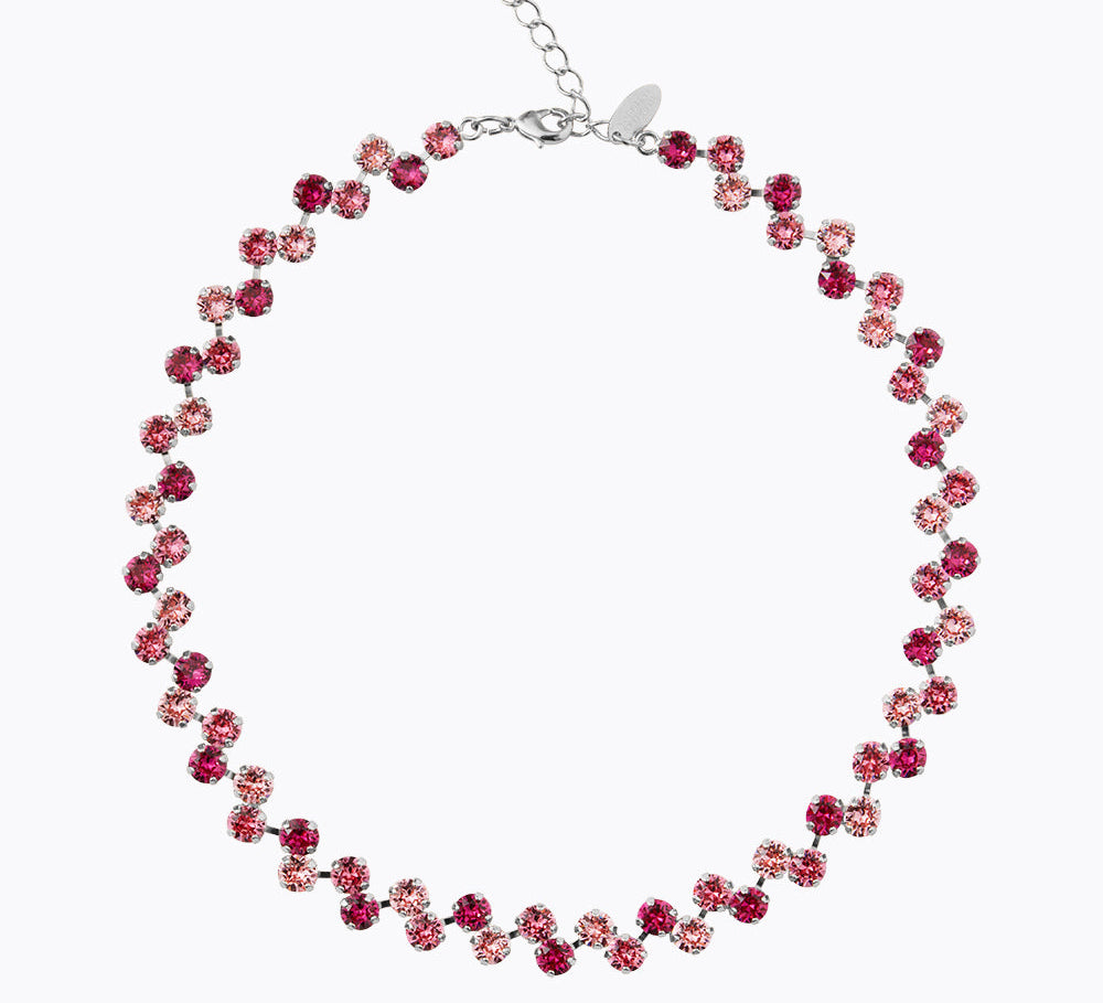 Caroline Svedbom - Fiona Necklace Rose Combo Rhodium